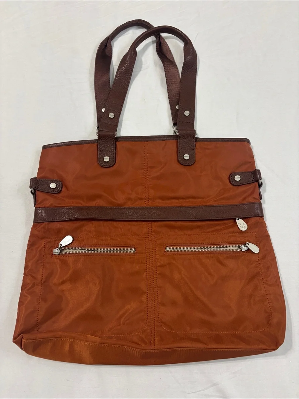 Baggallini Rust Orange/Brown Tote Bag